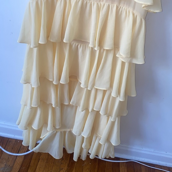 Avalee Gown in Baby Yellow maxi dress MAJORELLE Medium Revolve - Picture 6 of 10